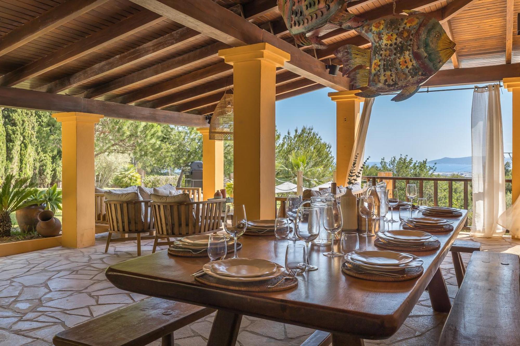 Vakantiehuis Casa Four Charming Ibiza With Sea View! *